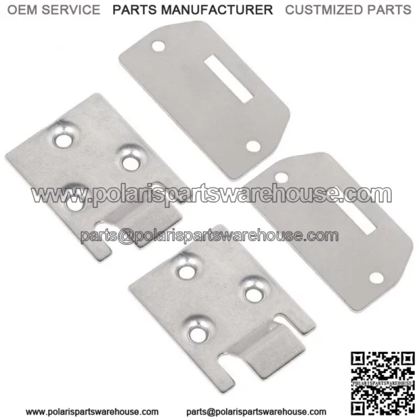 NEW Set of 2 Seat Bottom Hinge and Plate for EZGO TXT/Medalist 1995 Up Golf Cart - Image 3