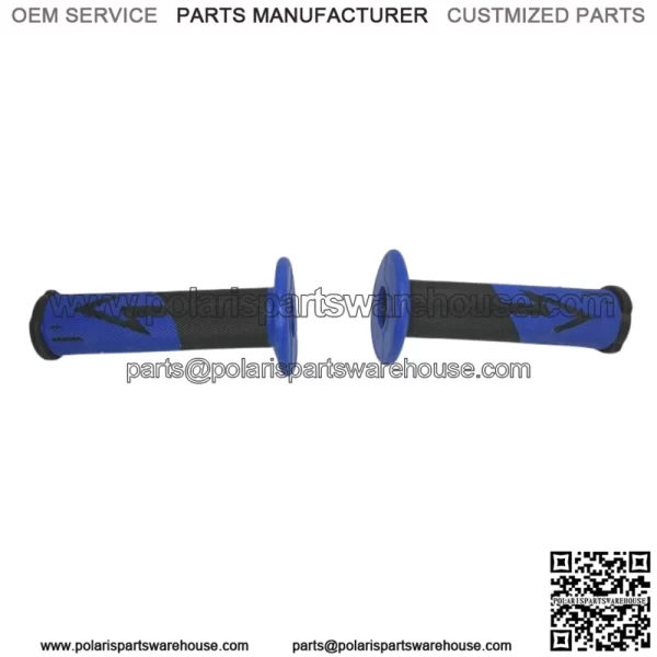 Handle grip ATV black blue