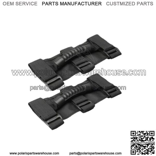 Fit Polaris RZR Can-Am Honda UTV Roof 1.5"-3" Sport / Roll Bar Grab Handles Grip (Fits: Yamaha Rhino 660)