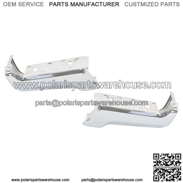 Chrome Pair Of Rear Bumper Face Bars For 2017-2022 Ford F250 F350 Super Duty - Image 2
