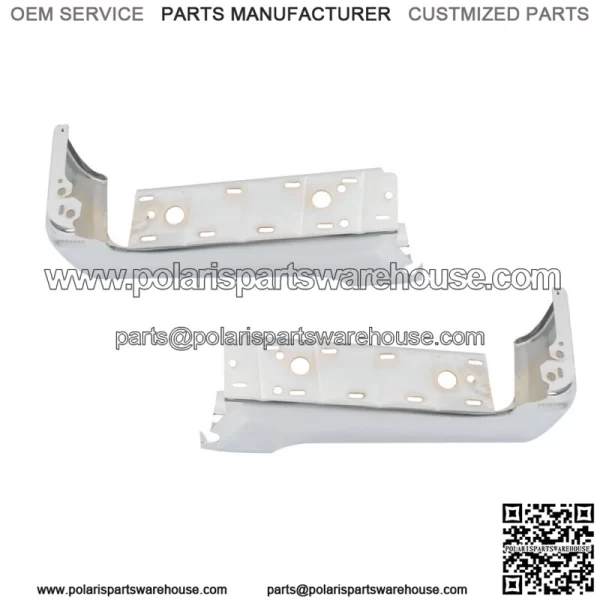 Chrome Pair Of Rear Bumper Face Bars For 2017-2022 Ford F250 F350 Super Duty - Image 3