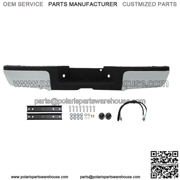 Rear Step Bumper For Ford F-250 F-350 F-450 Super Duty 08-16 Without Sensor Hole