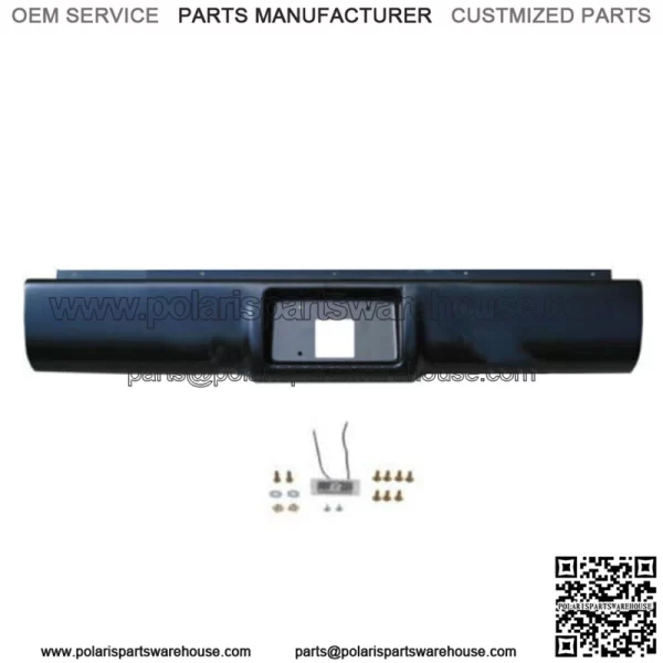 For 1988-1998 Chevrolet C1500 / K2500 Rear Bumper With License Plate Holes Rear - Image 2