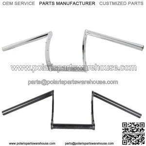 22mm 7/8" Motorcycle Z Bars Handlebar Handlebars For Sportster Ctom Chopper