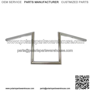 1" Traditional Z-Bar Handlebar 10" Chrome Harddrive 21-234