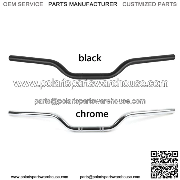 7/8" Handle Bar Tracker Drag Handlebar Chrome For Yamaha XT 450 500 600 750 660 - Image 2