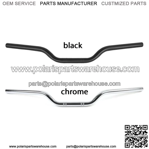 7/8" Handle Bar Tracker Drag Handlebar Chrome For Husqvarna Svartpilen 401 701 - Image 2