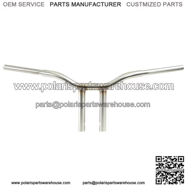 Welded Straight-Riser Handlebar 10" LA-7337-10SS
