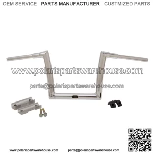 1-1/2" Touring Strip Handlebar 10" Rise Chrome 0601-5197