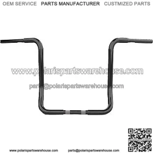 1-1/4 in. Twin Round Handlebars 1-1/4" Gloss Black LA-7325-16B