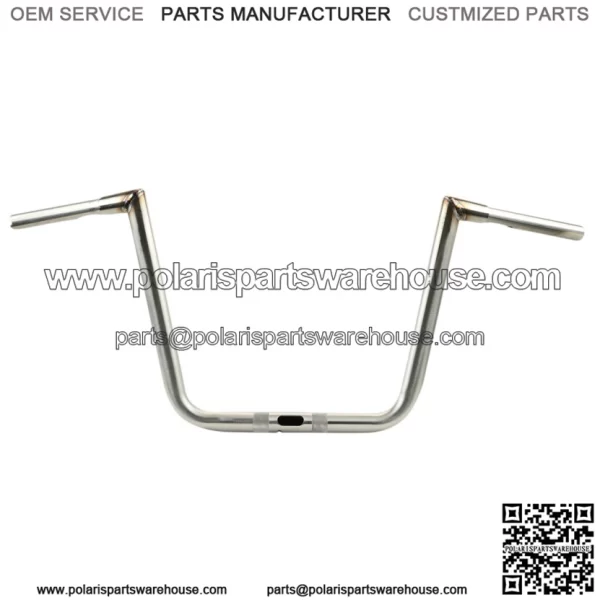 1-1/4" Twin Peaks Handlebar 13" Stainless LA-7312-63SS
