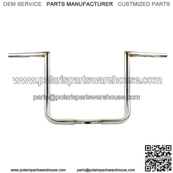 1-1/4" Twin Peaks Touring Handlebar 14" Stainless LA-7361-14SS