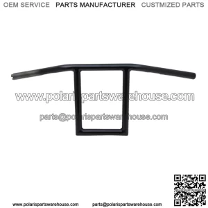 1" Old School Window Handlebars 10" Black LA-7385-10B