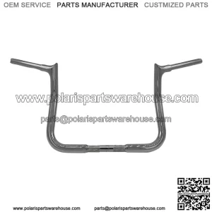 Inc. 1-1/4" EZ Install Pointed Top Handlebar 11" Chrome 905011