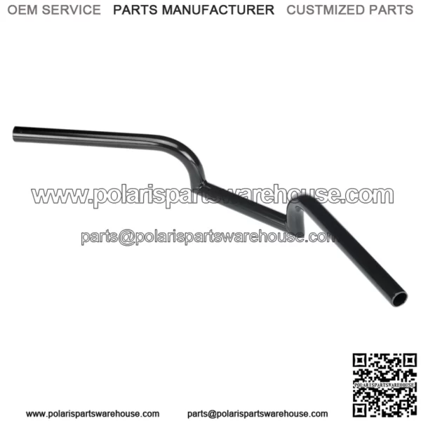 1" Handlebars slotted Black 6013-2016