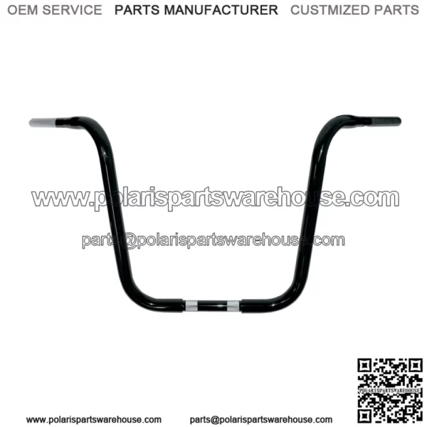 3 1/4" Buffalo touring Handlebars Gloss Black