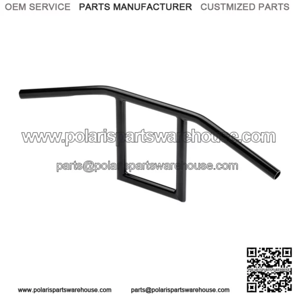 1" Handlebars slotted Black 6006-2016
