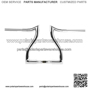 Hammerhead Handlebar 12" Chrome LA-7316-12