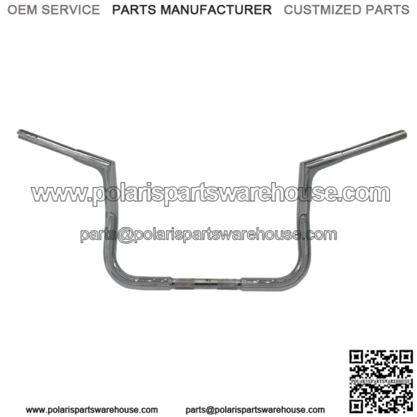 Inc. 1-1/4" Flat Top Handlebar Chrome 705010