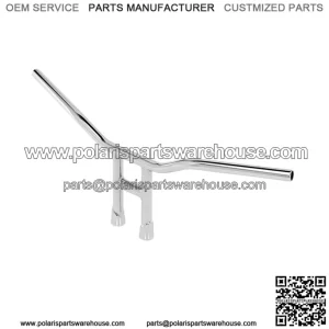 1" Handlebars Slotted Chrome 6220-1056