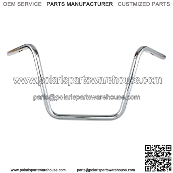 1in. Handlebar Chrome Buckhorn High Bend