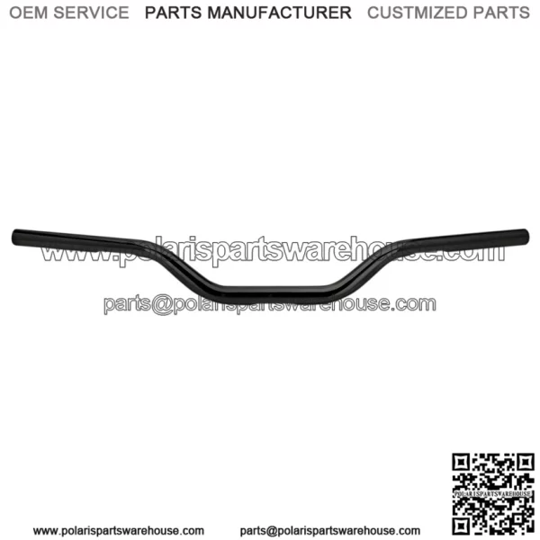 1" Handlebars slotted Black 6308-2013