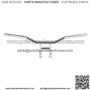 1" Handlebars Slotted Chrome 6218-1056