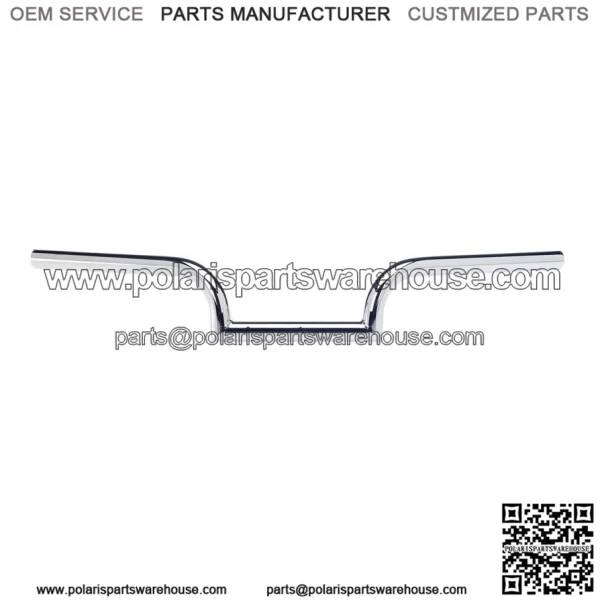 1" Handlebars Slotted Chrome 6013-1056