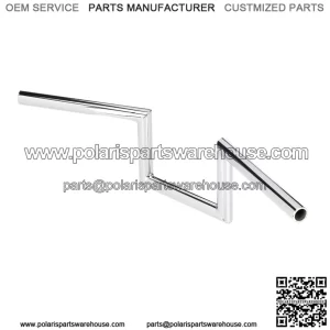 1" Handlebars Slotted Chrome 6010-1056
