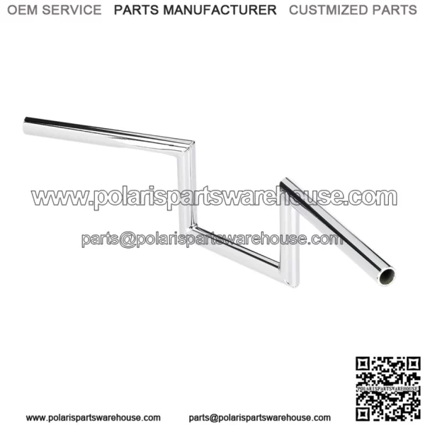 1" Handlebars Slotted Chrome 6010-1056