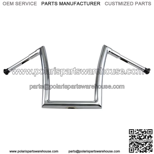 1.5" Strip Handlebars 14" Chrome 0601-4886