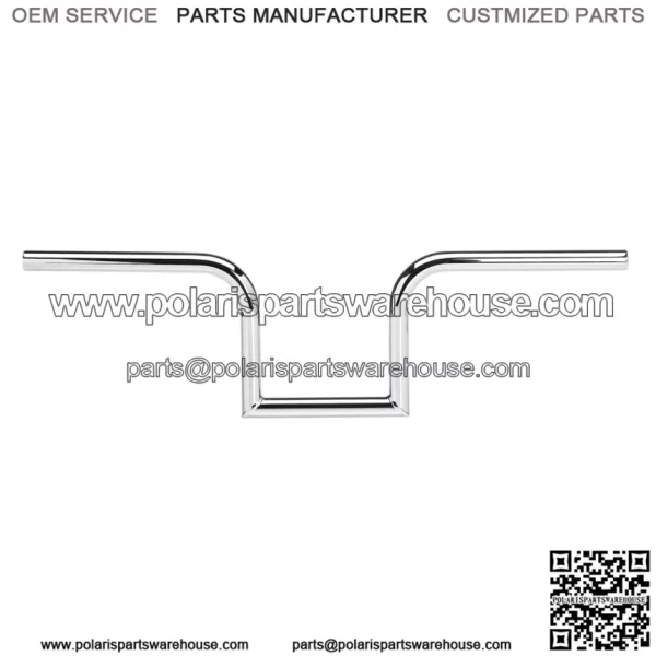 1" Handlebars Slotted Chrome 6003-1056