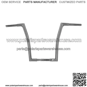 Inc. 1-1/4" EZ Install Flat Top Handlebar 16" Chrome 707016