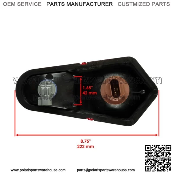 LEFT STOP TAIL TURN LIGHT for Polaris SPORTSMAN 500 EFI HO 2006-2010 For: Polaris Sportsman 800 - Image 2