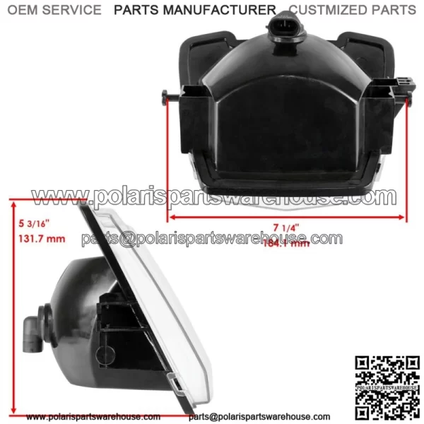 Complete Headlight for Polaris Sportsman 570 2014-2018 Except SP, 6x6 and Ace For: Polaris Sportsman 800 - Image 2