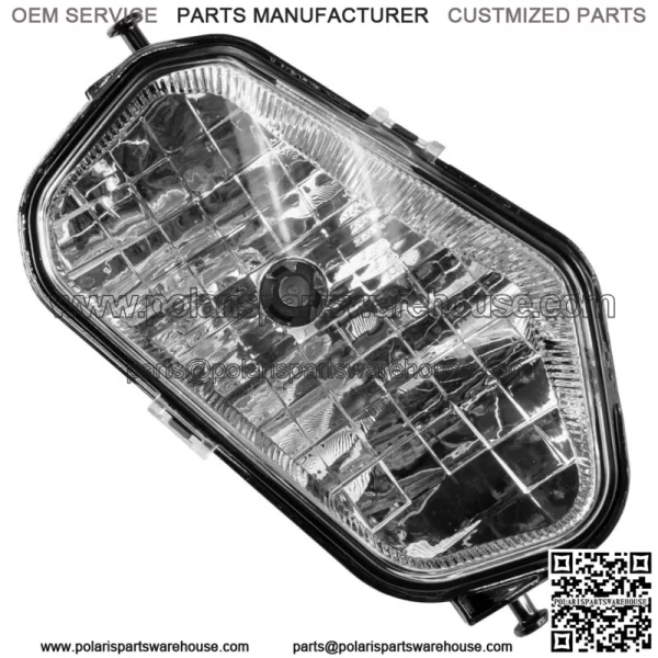 Front Left Headlight w/Bulb for Polaris Sportsman 570 X2 2015-2021/ 850 X2 2011 For: Polaris Sportsman 800 - Image 4