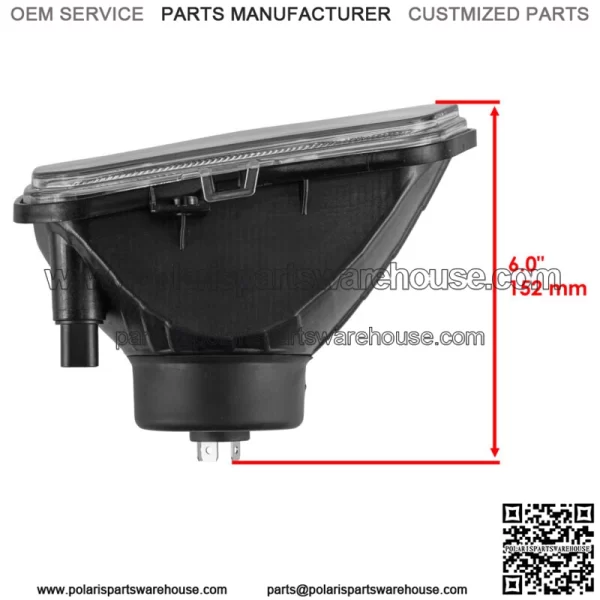 Headlight Assy for Polaris Sportsman Forest 550 850 2011 - 2014 / 2411142 Left For: Polaris Sportsman 570 - Image 2