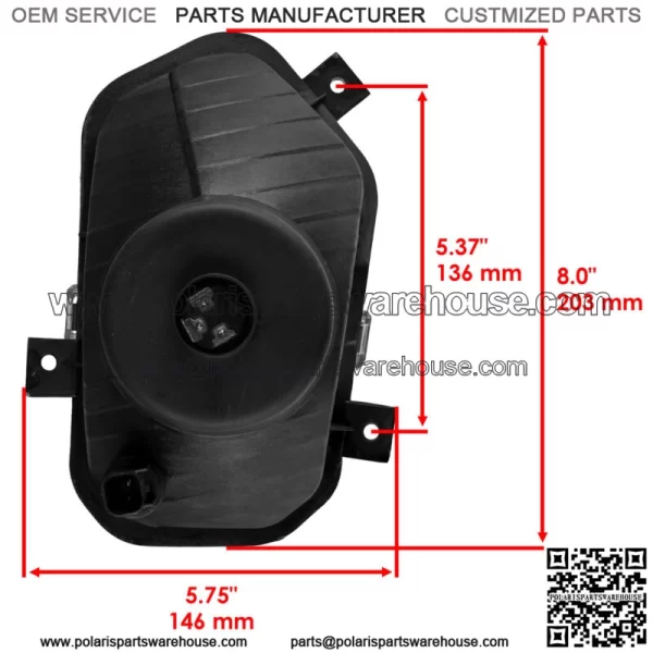 Headlight Assy for Polaris Sportsman Forest 550 850 2011 - 2014 / 2411142 Left For: Polaris Sportsman 570 - Image 3