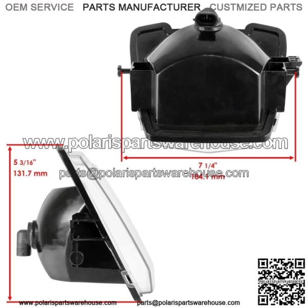 Complete Headlight fits Polaris Sportsman 700 2005 2006 - 2008 Upper Headlight For: Polaris Sportsman 570 - Image 2