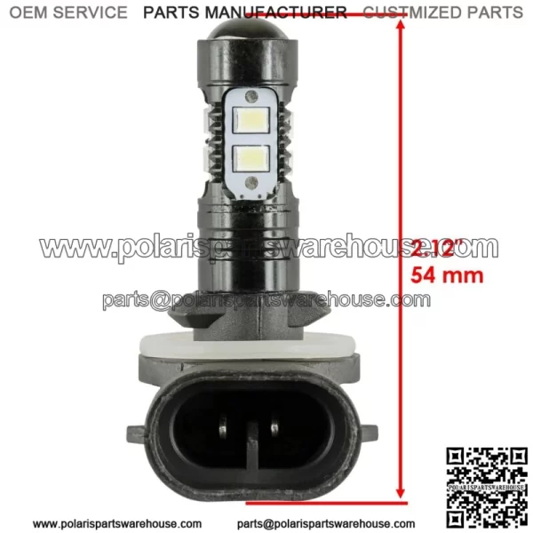 Headlight LED Bulb fits Polaris Sportsman 570 4x4 6x6 2014 2015 2016 2017 - 2021 - Image 2