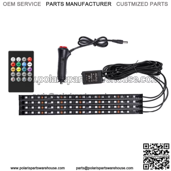 Parts Accessories RGB LED Lights Car Interior Floor Decor Atmosphere Strip Lamp (For: Chevrolet Silverado)