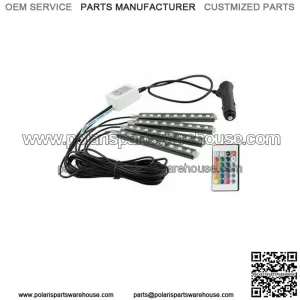Parts Accessories RGB LED Lights Car Interior Floor Decor Atmosphere Strip Lamp (For: Ford F-150)