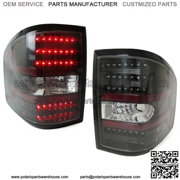 For LED Black Tail Light Lamp 2004 - 2009 F150 F-150 Flareside Type PAIR Set (For: Ford F-150)