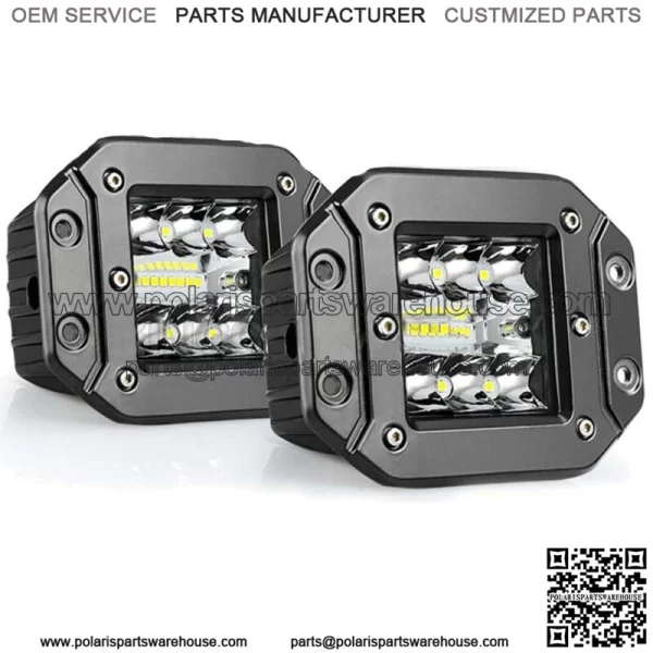 For 1994-2000 Honda FourTrax 300 LED Fog Light Pods Spot Beam Flush Mount 5" For: More than one vehicle
