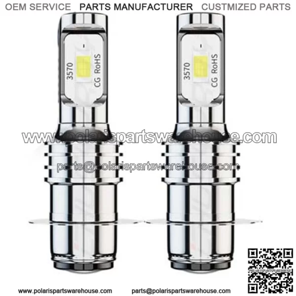 For Honda TRX450ES 1998-2001 Foreman 450 4x4 ES - LED Headlight White 2x Bulbs For: More than one vehicle