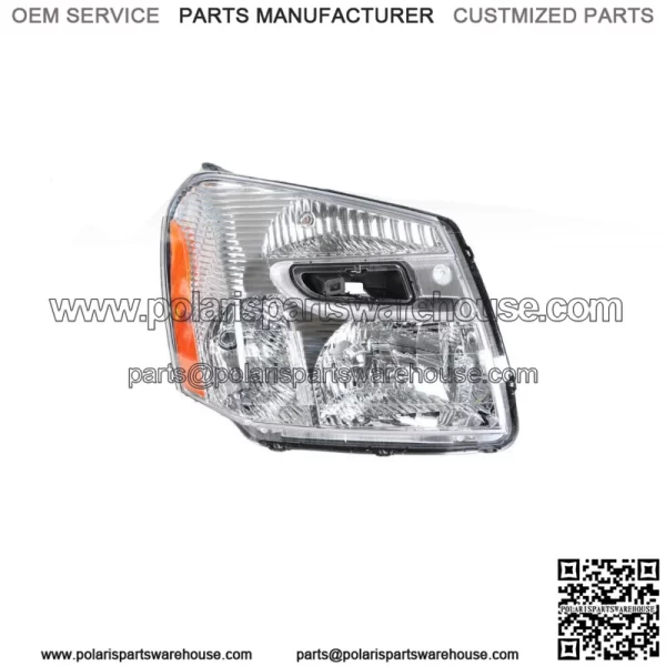 Headlights For 2005-2009 Chevy Equinox Halogen Type Chrome Housing Right Side RH