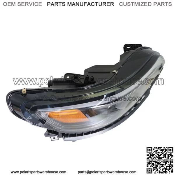 Passenger Headlight For 2019-2022 Jeep Cherokee LED w/ Ballast Black Housing - Image 5