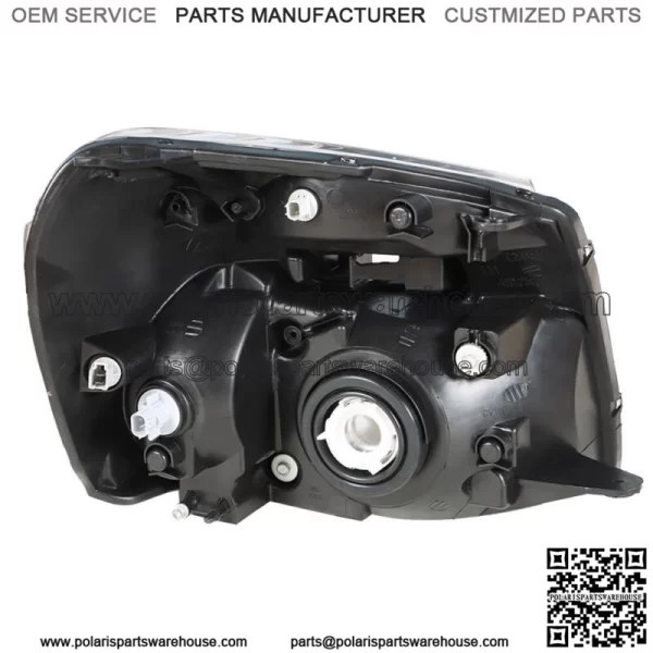 Left For 2005-2009 Chevy Equinox Halogen Headlight Assembly Chrome Housing Clear - Image 5