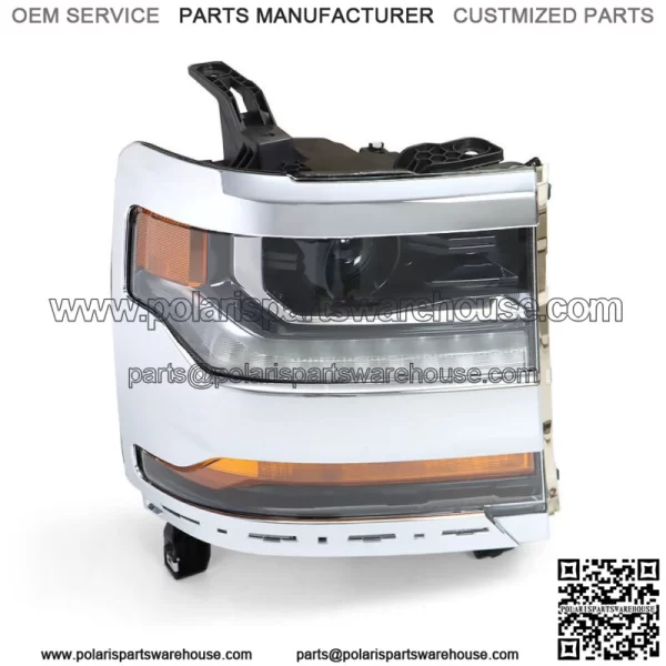 Headlight For 2016-2018 Chevy Silverado 1500 HID w/LED Passenger Right Side - Image 2