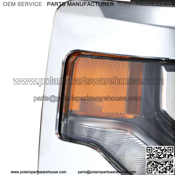 Headlight For 2016-2018 Chevy Silverado 1500 HID w/LED Passenger Right Side - Image 4